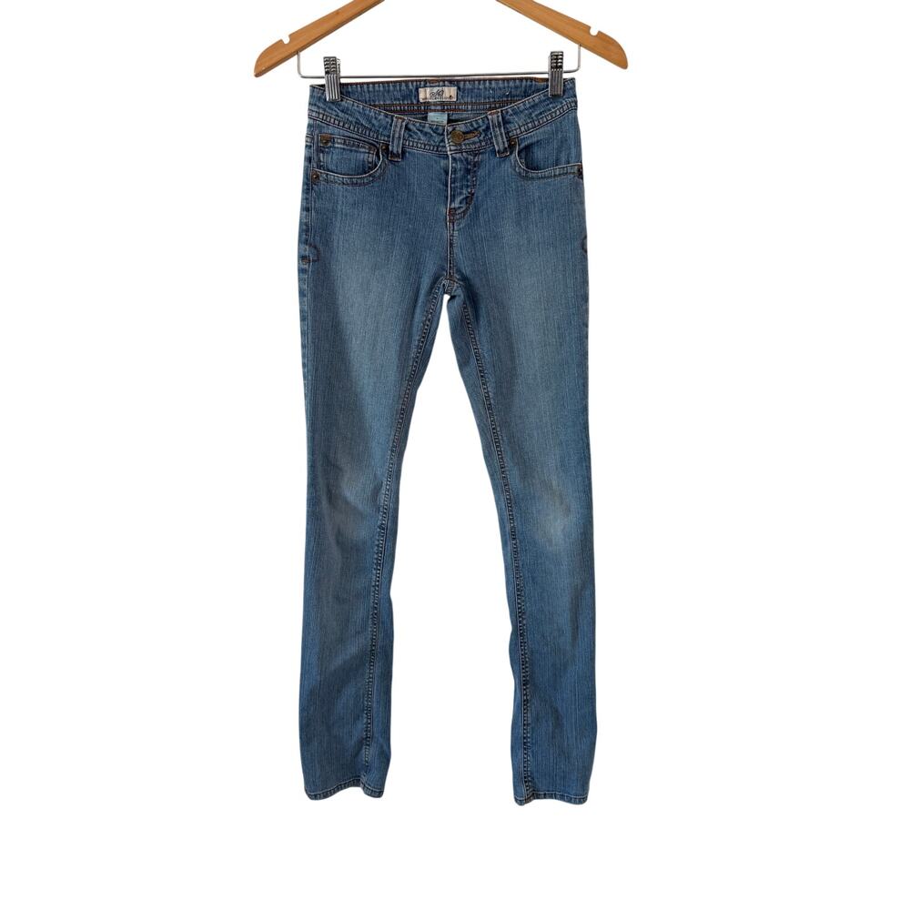 SO Blue Stretch Denim Skinny Jeans Low Rise Junior Size 1